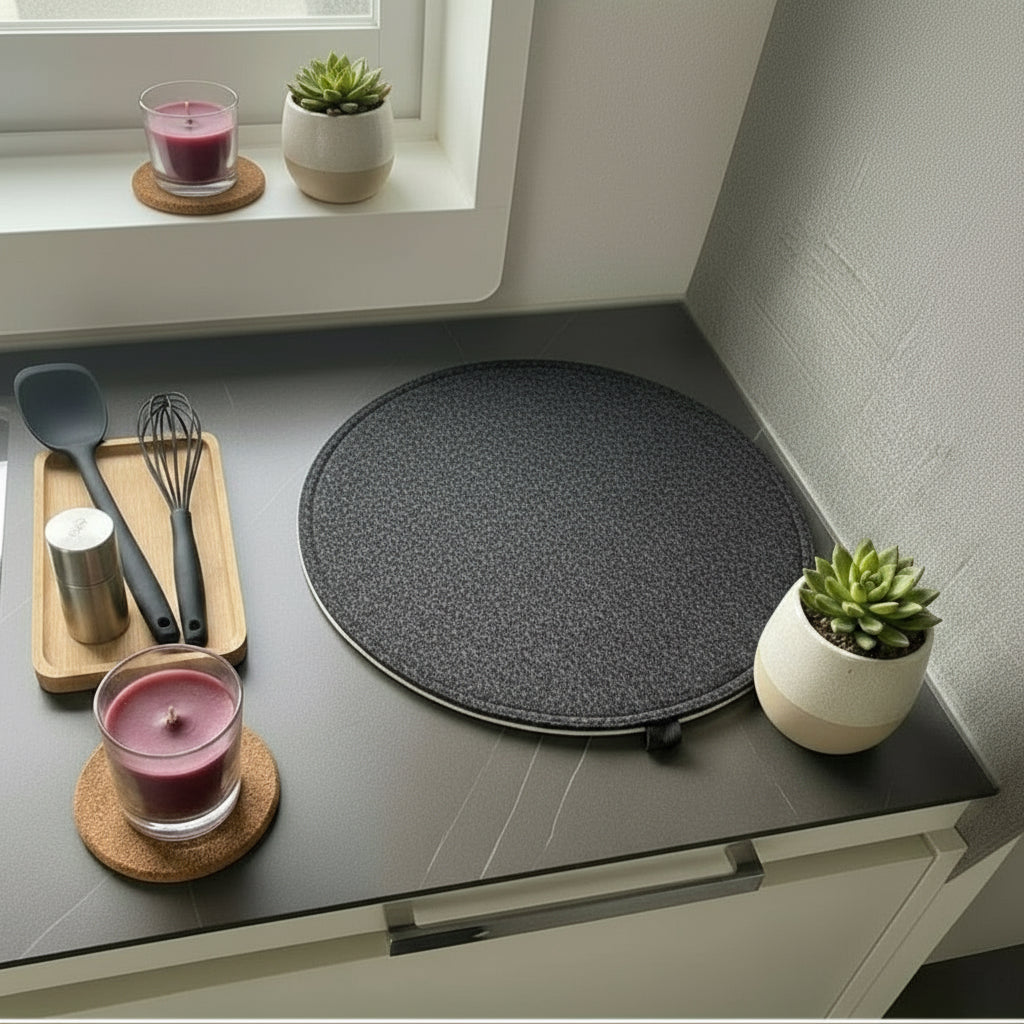 in einer Wohnmobilküche liebevoll dekoriert