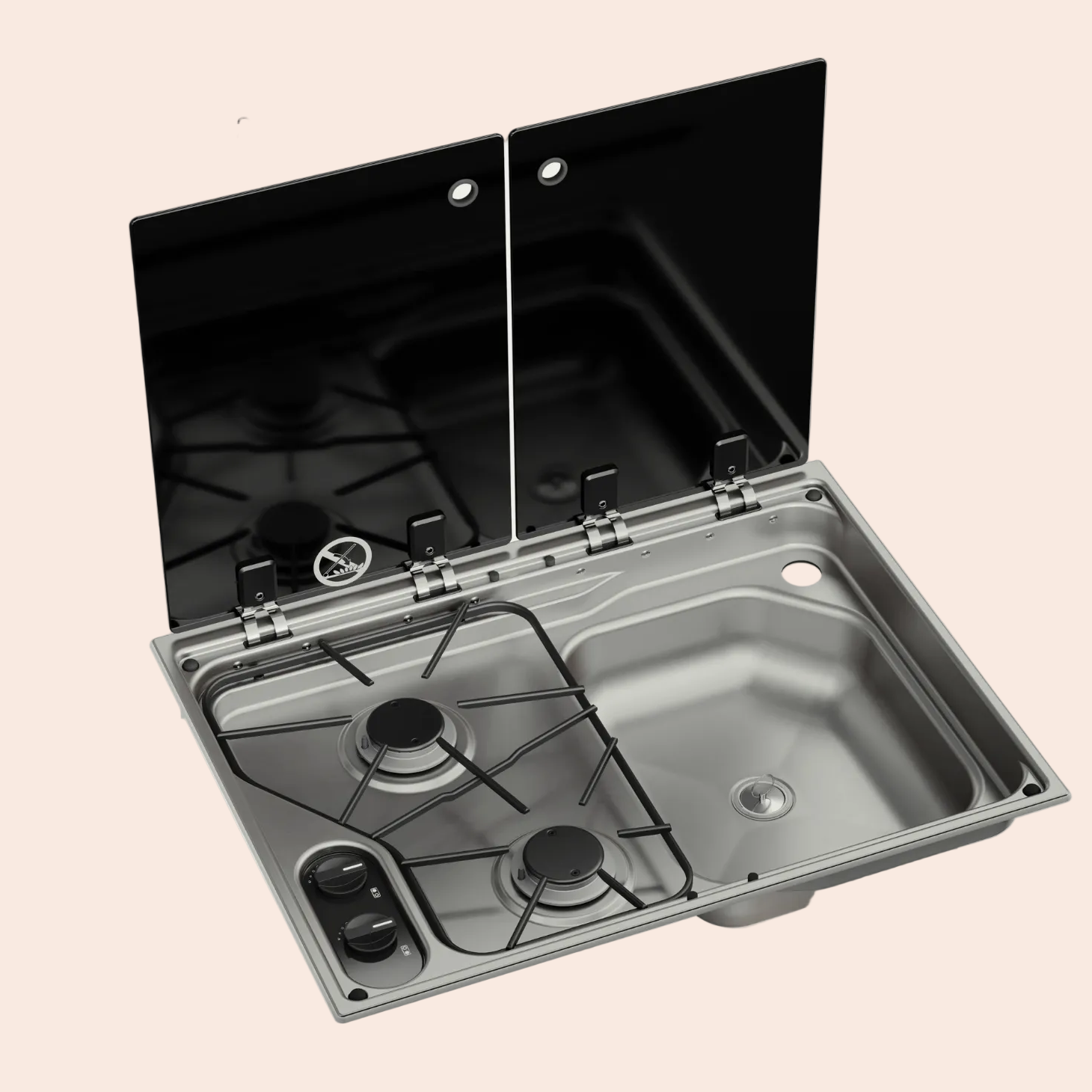 Herdabdeckung Filz - Dometic CVC1600 - für Pössl Summit  etc. - X5