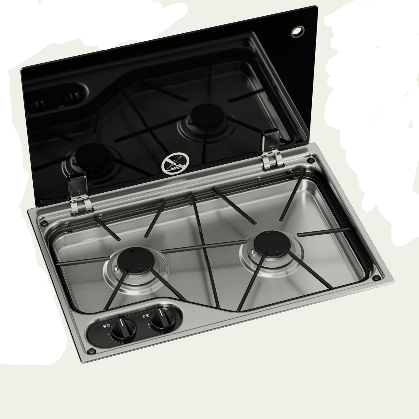 Herdabdeckung Filz für Tourne Cruise, Eura Mobil etc.- Dometic - CVH1525G - G1