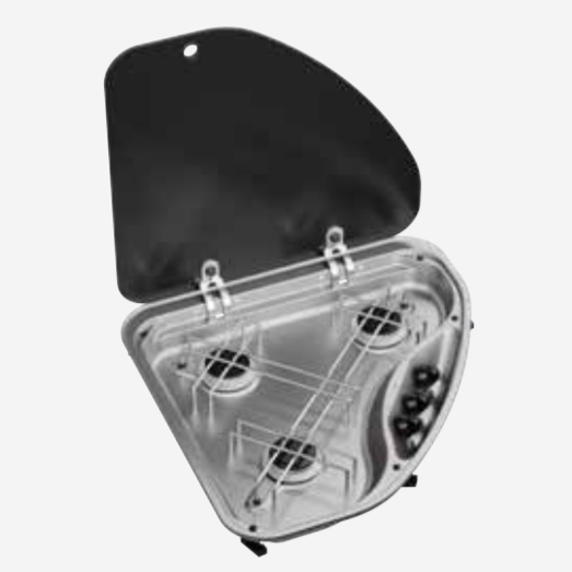 Herdabdeckung Filz für Knaus etc. - Dometic PI9023 Triangular - G20