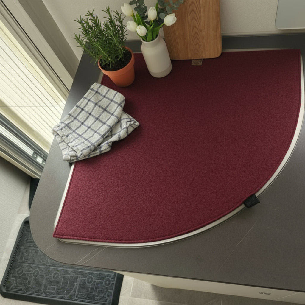 liebevoll dekoriert in einerWohnmobilküche