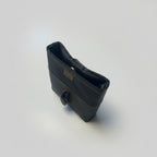 Gassitasche 2-farbig, taupe-schwarz