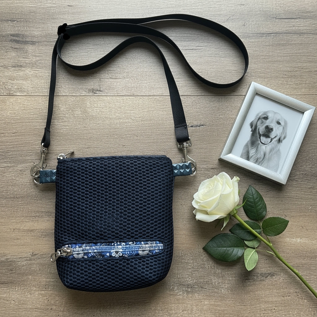 Gassitasche zum Umhängen aus AirMesh