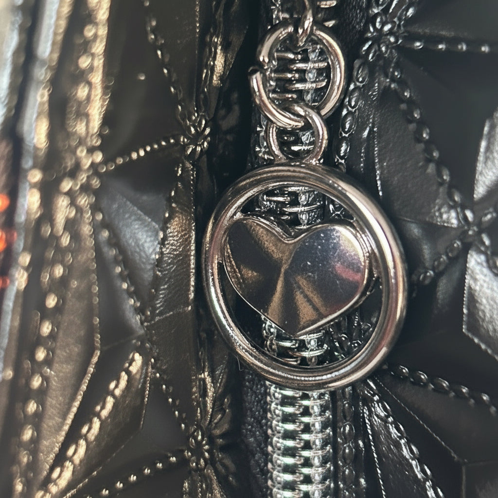 Shopper Handtasche mit Prägung und 6 Innenfächern