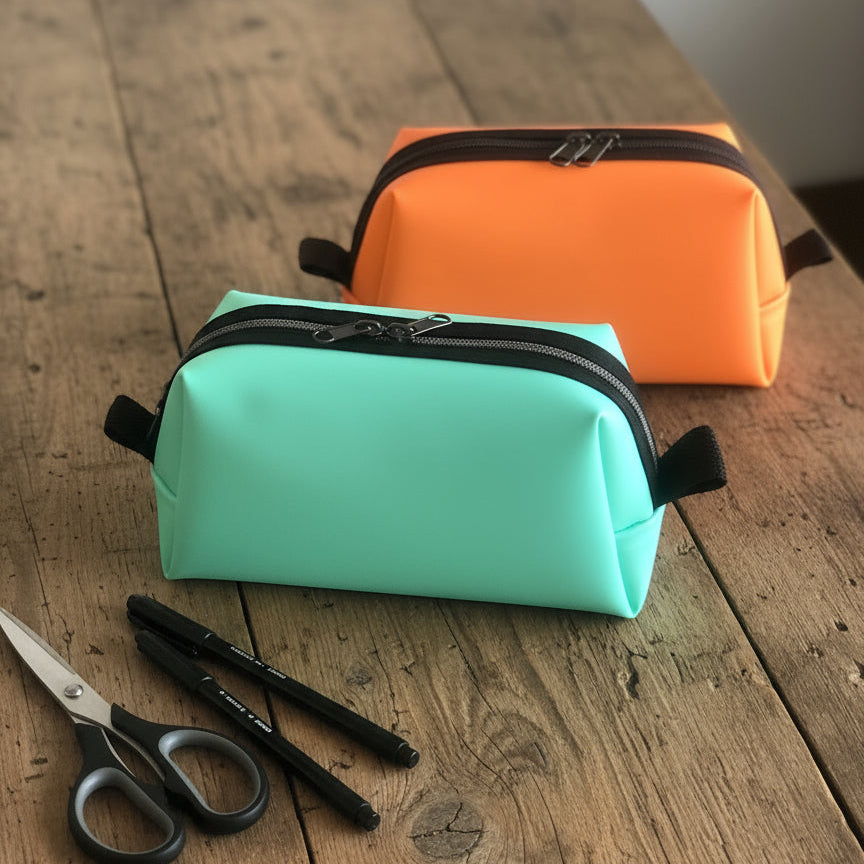 Universaltäschchen aus frosted Jelly-Vinyl – robust, flexibel, vielseitig