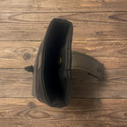 Gassitasche 2-farbig, taupe-schwarz