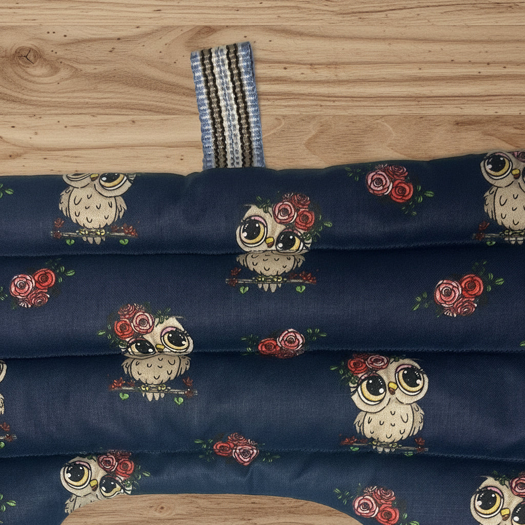 Nacken- und Schulterkissen mit Bio-Dinkel, gesteppt