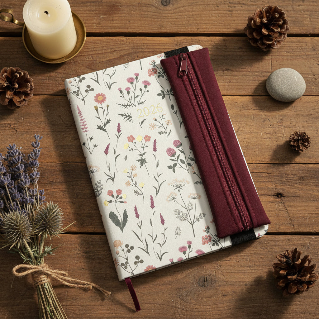 Stifte-Mäppchen mit Notizbuch DIN A5