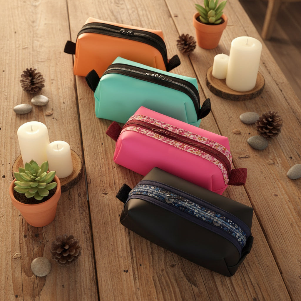 Universaltäschchen aus frosted Jelly-Vinyl – robust, flexibel, vielseitig