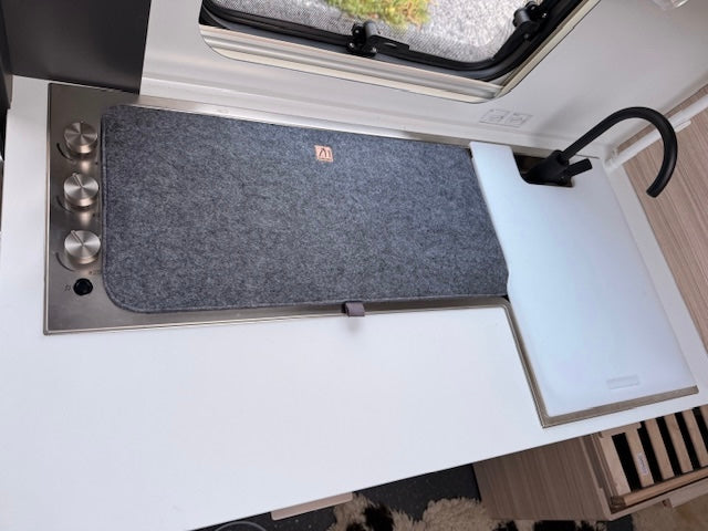 Herdabdeckung Filz - Überzug für die Glasplatte