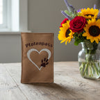 Schutzhülle für  den Heimtierausweis mit Bestickung, Farbe: Bronze