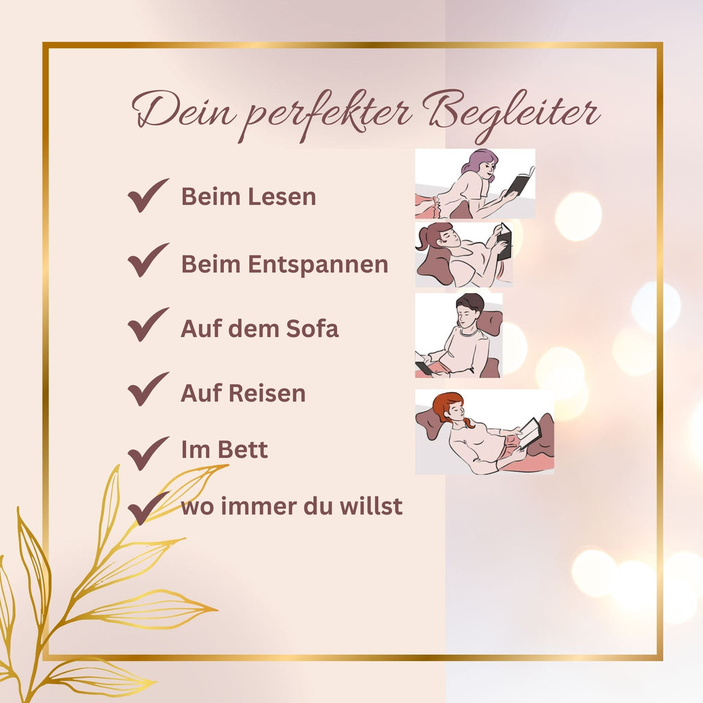 Premium - Leseknochen aus flauschigem Kunstfell in Hellbraun oder Altrosa