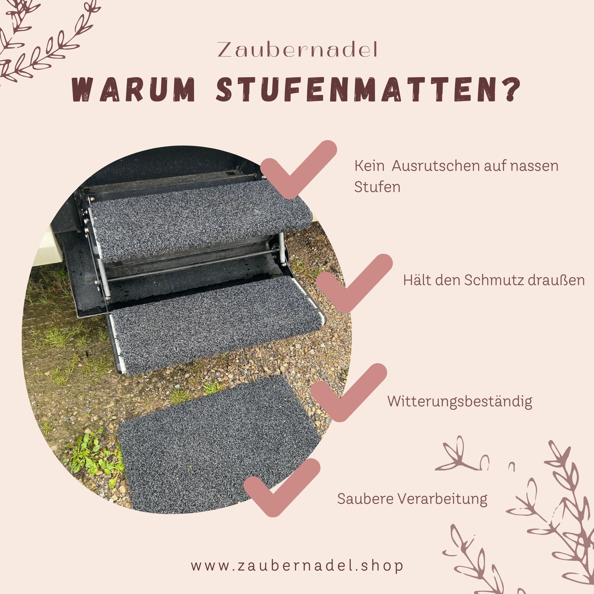Stufenmatte für Camper, Wohnmobil, Wohnwagen